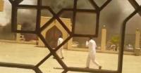 لحظة تفجير مسجد شيعي بالسعودية