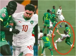 مالك ضيوف الذي تسبب في ضربة جزاء لصالح المغرب في نهائي “الكان” يكسر صمته لأول مرة