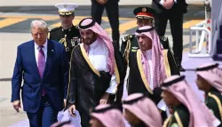 محمد بن سلمان يستقبل ترامب بالرياض في أول زيارة خارجية له بولايته الثانية