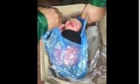 مؤثر جدا .. العثور على رضيع قرب محطة أسفي في الشتاء والبرد
