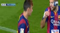 هدف المغربي منير الحدادي الاول مع برشلونة في الليغا