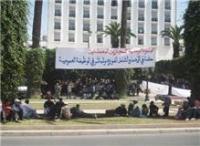 المعطلون يقتحمون محطة القطار بالرباط