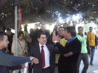 بالصور: المعطلون يحاصرون سعد الدين العثماني في الرباط