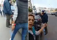 سيدة شفرو ليها حاسوب من السيارة ودارو ليها الصابو شوف كيفاش دافعات على راسها