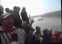 مأساة قوارب الصيد بسلا جراء ارتفاع المد البحري