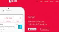 تطبيق Toole لاستكشاف أدوات وخدمات عبر الإنترنت