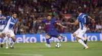 ميسي يقود برشلونة لسحق إسبانيول بحضور ديمبلي (فيديو)