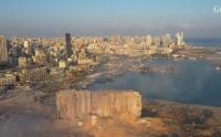 لقطات درون تستعرض حجم الدمارالذي خلفه تفجير بيروت