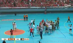 اعتداءات خطيرة خلال مباراة كرة السلة بين الماص والوداد!