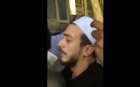 فيديو لسعد المجرد من داخل الكعبة وهو ينقذ صديقه محمد رضا عندما التوت رجله‎
