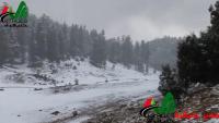 بداية تساقط الثلوج بخنيفرة 2013