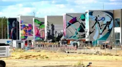 تسلا تدمج فن الشارع بالتكنولوجيا في مصنعها ببرلين