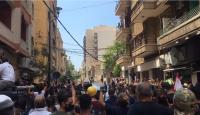 هتافات اللبنانيين والمطالبة بإسقاط النظام بعد حادث انفجار مرفأ بيروت