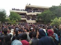 كلية الحقوق والاقتصاد بجامعة محمد الخامس السويسي بالرباط على صفيح ساخن بسبب الاحتجاجات الطلابية
