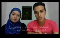 الامريكية صافانا تدخل الإسلام و ترتدي الحجاب في بيت حبيبها المغربي!