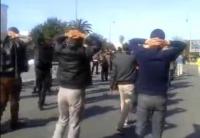 6000 استاذ بالعاصمة الرباط يتظاهرون بطريقة فريدة : الاعتقال