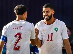 حكيمي والصيباري يغيبان عن المواجهة المقبلة للفريق الوطني