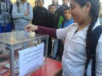 بالصور : تلاميذ إعدادية النجاعي بتمارة يتضامنون لانقاد حياة زميل الأمس