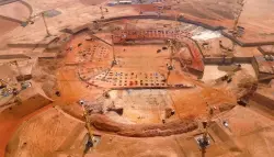 تقدم أشغال أكبر ملعب عالمي بالمغرب(صور)