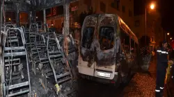 طنجة: حافلة عمال تتحول إلى كتلة لهب والسائق يتجنب كارثة محققة!