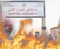 نساء حوامل ينجون بأعجوبة بعد التهام النيران لجناح بمستشفى الحسن الثاني بالداخلة