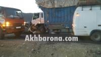 بالصورة ..اصطدام بين شاحنة وسيارة خفيفة بتاونات يسفر عن مصرع شخصين