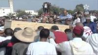 تشييع جنازة ضحايا فاجعة شاطئ واد الشراط بمقبرة سيدي محمد ببنسليمان