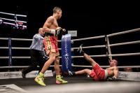 محمد ربيعي يفوز على خصمه الجورجي بالضربة القاضية