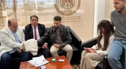 بنتايك يحتفل بعقد قرانه على نجلة مسؤول بنادي الزمالك المصري(صور)