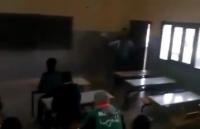 تلاميذ يرقصون و يخربون معدات أقسامهم داخل الفصل