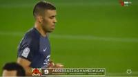 حمد الله يسجل هدفه الثاني في المباراة و الـ 11 هذا الموسم في الدوري القطري