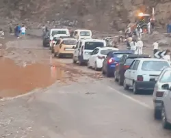الأمطار الرعدية القوية تقطع الطريق بين مراكش وأكادير..