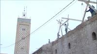 أشغال اصلاح وترميم المسجد الأعظم بتارودانت بعد احتراقه قبل ثلاث سنوات