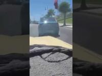 شاهد كيف عرض طاكسي حياة الاخرين للخطر بطنجة