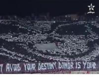 تيفو الوداد أمام الدفاع الجديدي