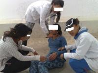فتح تحقيق حول ملابسات صورة لفتيات يمثلن عملية الذبح
