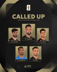 اختيار 5  لاعبين من الجيش الملكي ضمن اللائحة الأولية للمنتخب الوطني