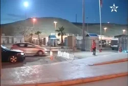 هجوم مهاجرين غير شرعيين على حدود سبتة المحتلة
