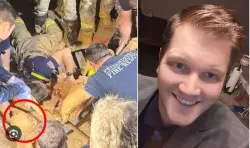 بعد 10 أيام عالقاً في الوحل.. إنقاذ رجل في اللحظات الأخيرة وسط ظروف قاسية