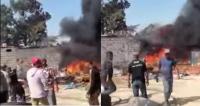 بالفيديو: حريق مهول يأتي على سوق المتلاشيات بانزكان