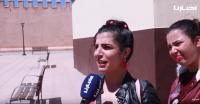طريف: شابة تصرخ وسط الشارع مكاين مايدار باغى نمشي للتجنيد