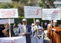 مقاومون مغاربة يحتجون لتحسين أوضاعهم المتردية