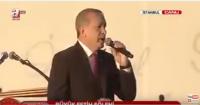 خطاب رجب طيب اردوغان أمام شعبه اليوم