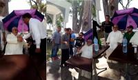بنكيران لمواطنين بطنجة تهافتوا لأخذ الصور معه : خلوني نشرب مونادا فخاطري !