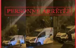 توقيف "مقرقب" صعد فوق سيارة شرطة بالدار البيضاء