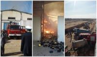 حريق مهول يأتي على مصنع لتصبير الأسماك بطانطان