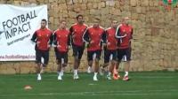 أول حصة تدريبية للمنتخب المغربي بمعسكر ماربيا