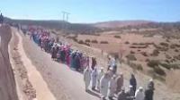 إحتجاج ساكنة جماعة المرس إقليم بولمان على قرار التقسيم الإداري الجديد