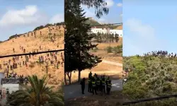 غياب شبه تام للمغاربة.. مئات الأفارقة يتوافدون على حدود سبتة في محاولة يائسة للعبور
