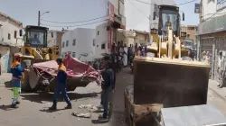 الطراكس يحصد الاخضر واليابس في اقوى حملة لتحرير الملك العمومي بأكادير